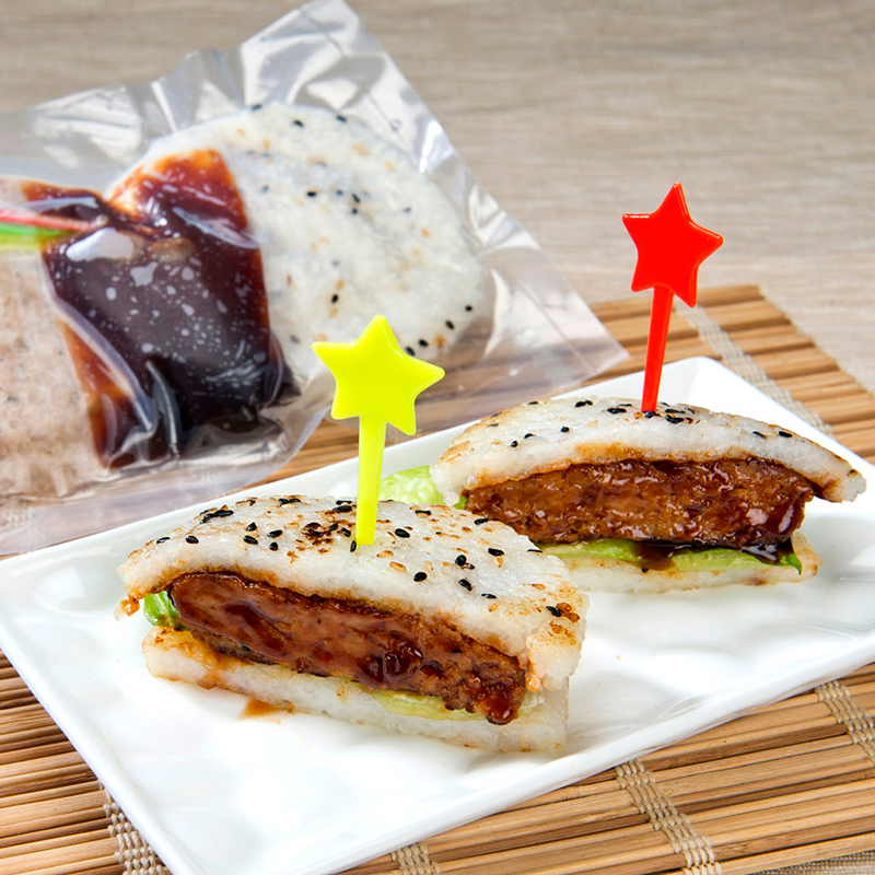 香煎米香猪肉堡