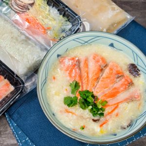 日式鲑鱼粥
